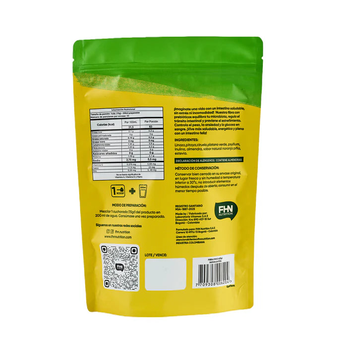 FHN Fibra Prebióticos Naranja-Piña x 495g