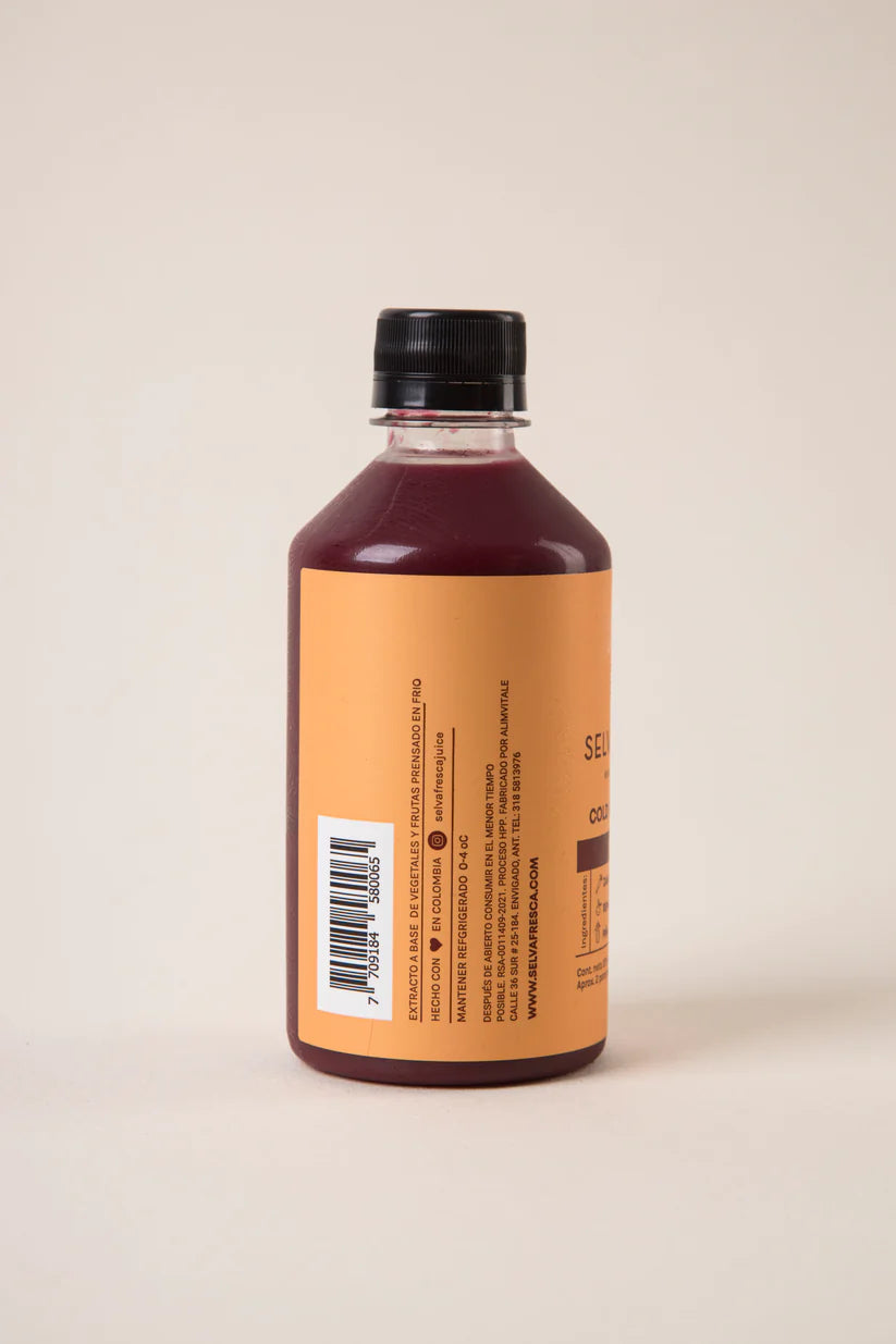 Raíces 375ml · Jugo Natural con Remolacha · Selva Fresca