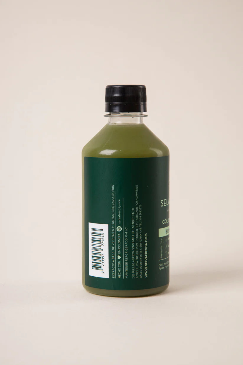 Siempre Verde 375ml · Jugo Verde Natural · Selva Fresca