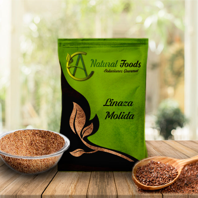 Linaza Molida · Fibra Natural y Digestión · Natural Foods