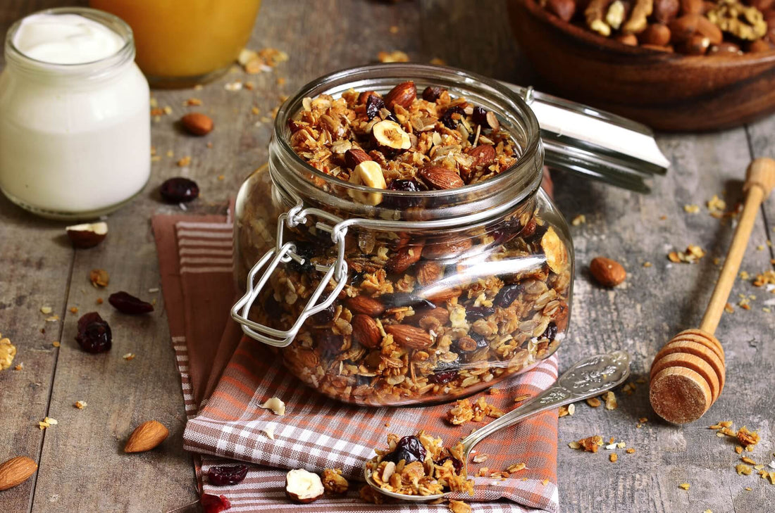 Granola artesanal sin azúcar: una opción saludable para tu desayuno