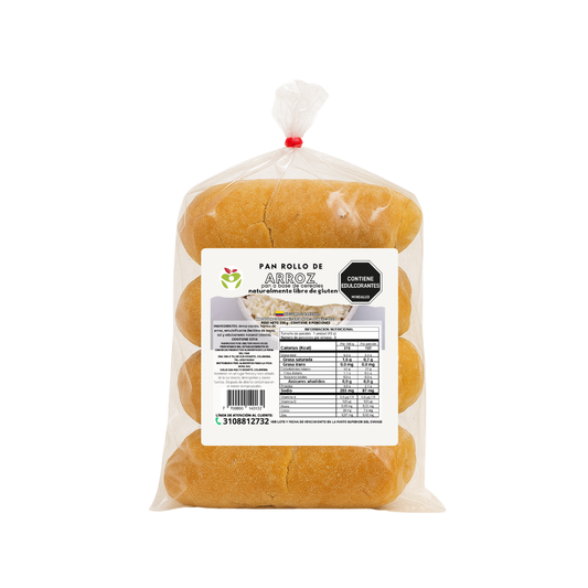 Pan Rollo de Arroz 330g · Sin Gluten - AlimVida