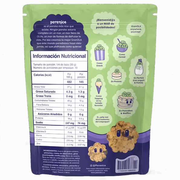 Granola Buttery Pistachio Cookie 300g - ParaNice
