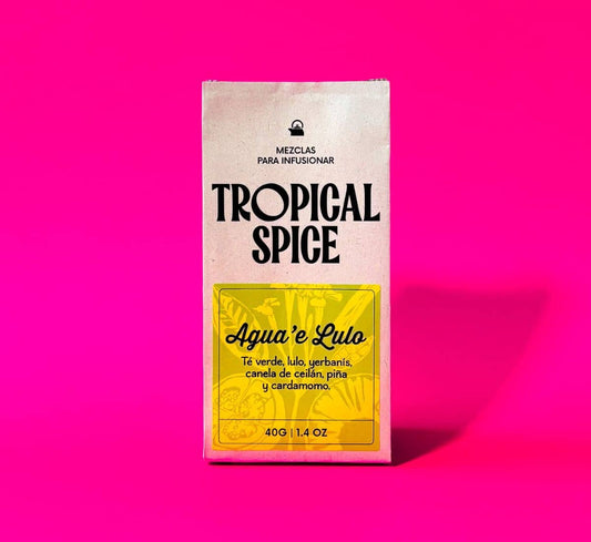 Agua'e Lulo 40g · Té Verde Tropical  - Tropical Spice