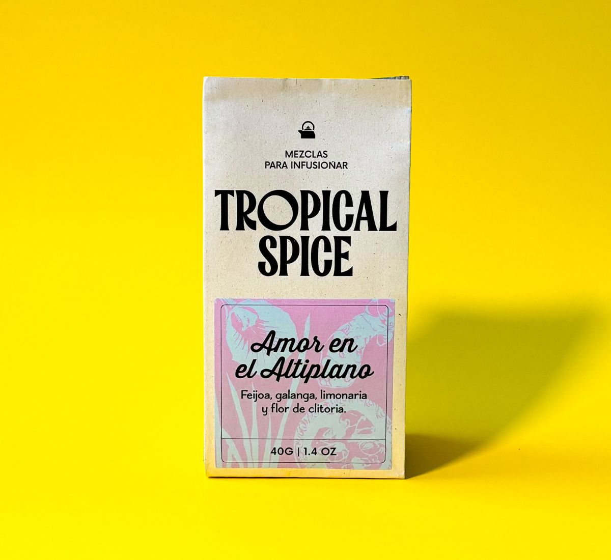 Infusión Herbal Amor en el Altiplano 40g | Mezcla de Hierbas Naturales - Tropical Spice