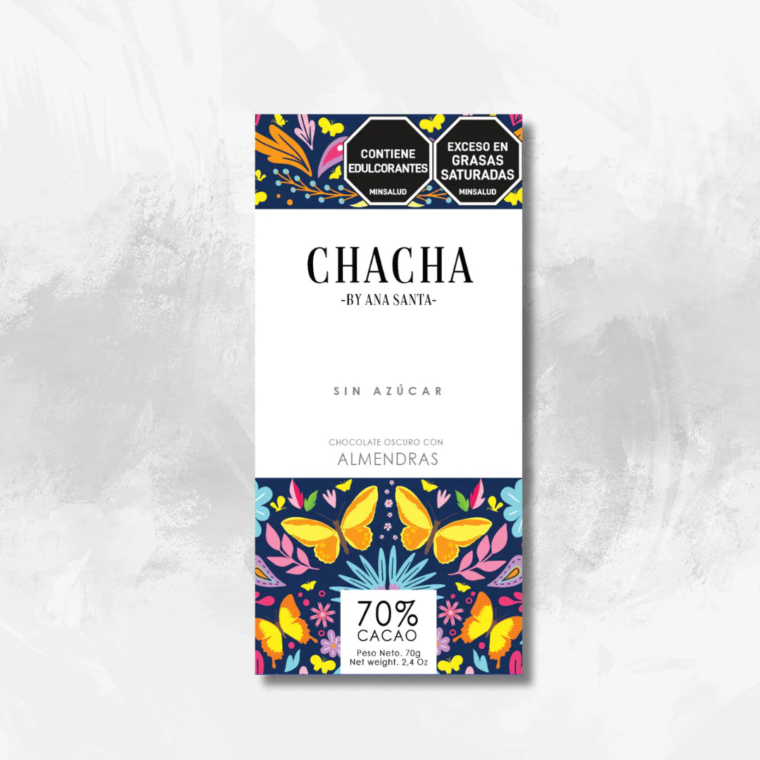 Almendras Chocolate 70g · Sin Azúcar - Chacha