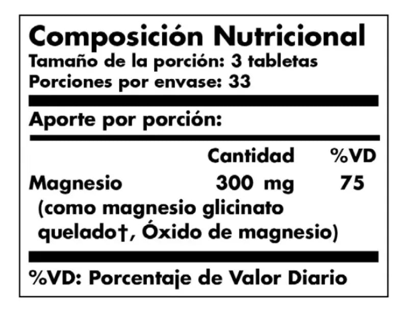 Chelated Magnesium 100 Tabletas - SOLGAR
