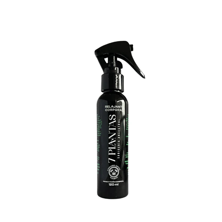 Relajante Corporal Spray · Cannabis y Romero x 120ml - 7 Plantas