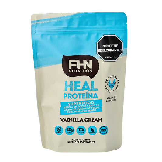 Heal Proteína Vainilla Cream 690g · FHN Nutrition