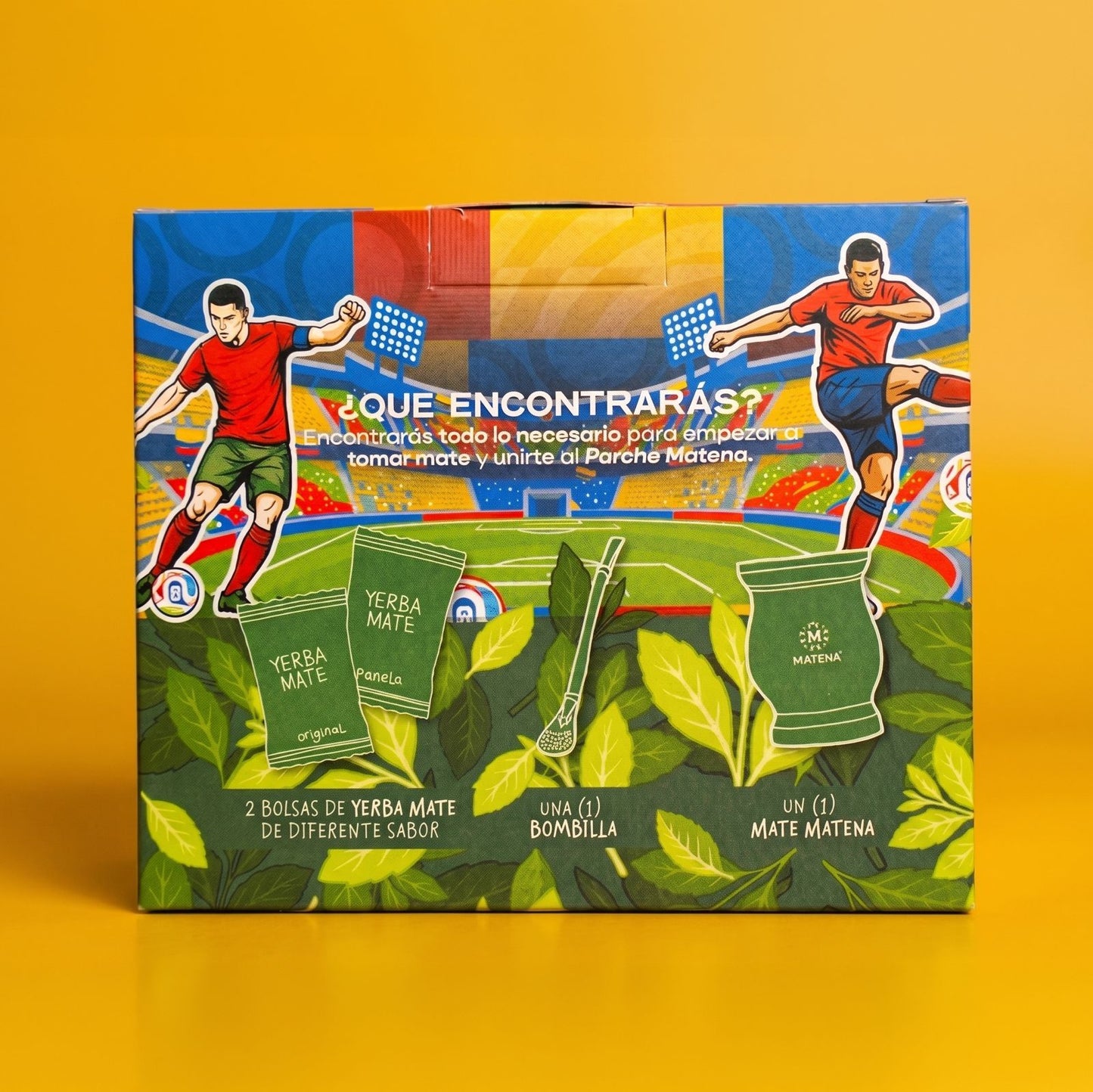 Kit Matero - Mate, Bombilla y 2 Yerbas Mate