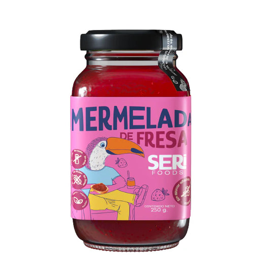 Mermelada de Fresa Sin Azúcar Añadida 250g - Seri Foods