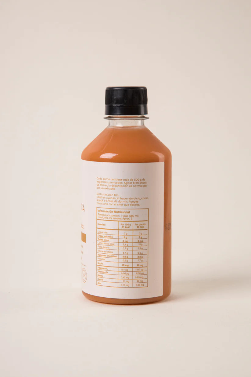 Amanecer 375ml · Jugo Natural Vigorizante · Selva Fresca