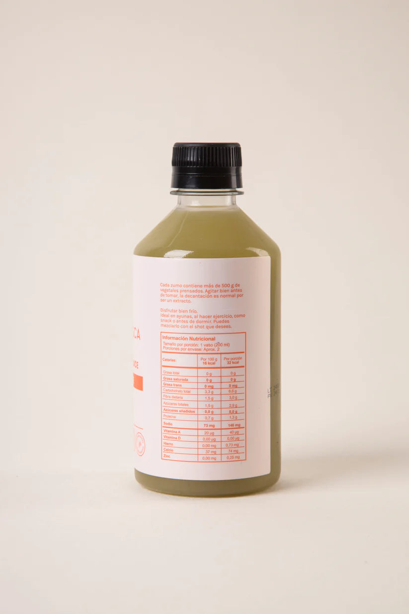 Magia Verde 375ml · Jugo Natural de Apio y Limón · Selva Fresca