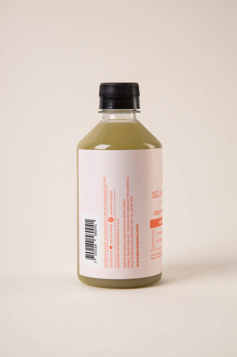 Magia Verde 375ml · Jugo Natural de Apio y Limón · Selva Fresca