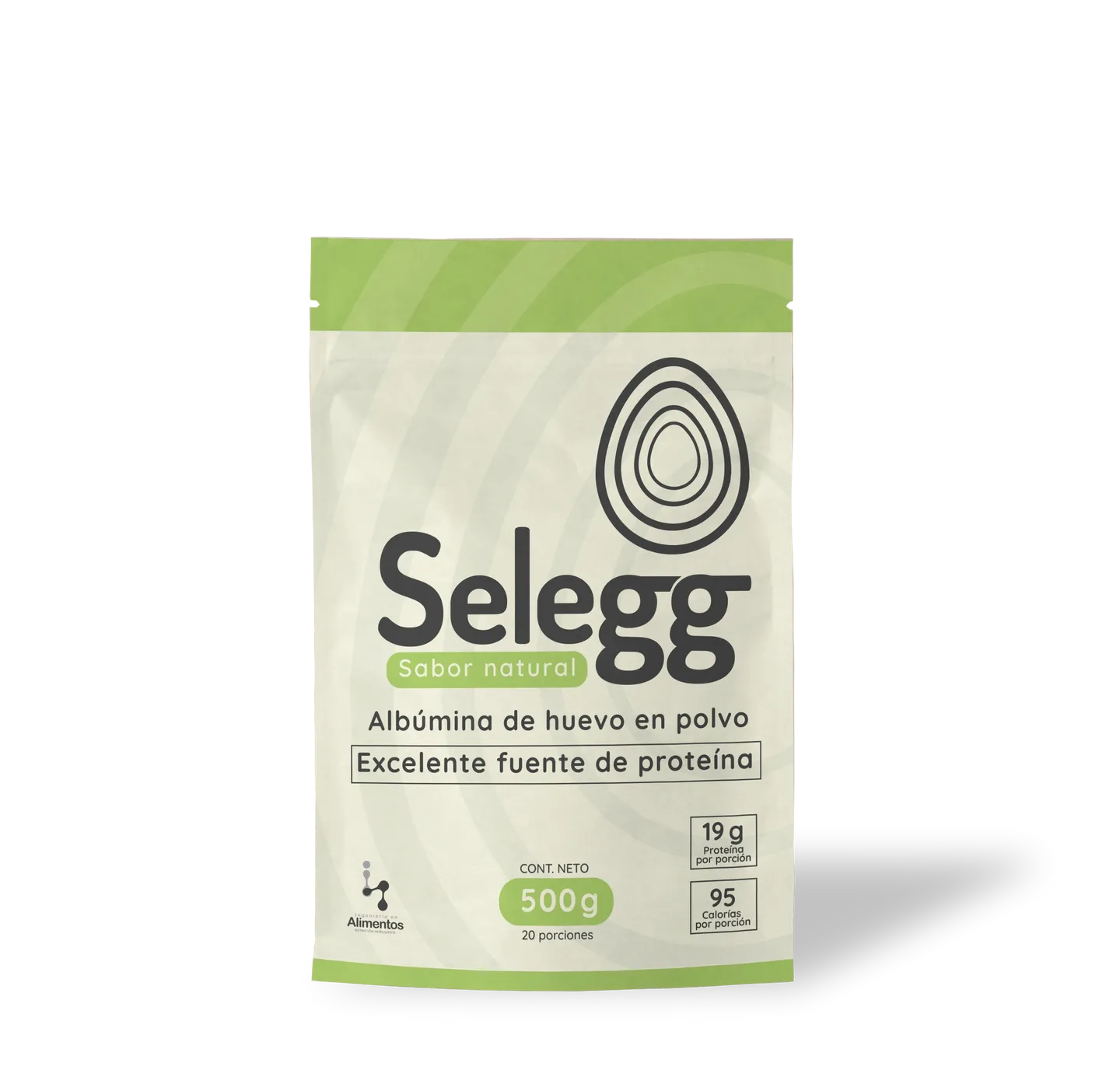 Selegg Natural Egg White Protein Powder | 19g Protein per Serving | 500g