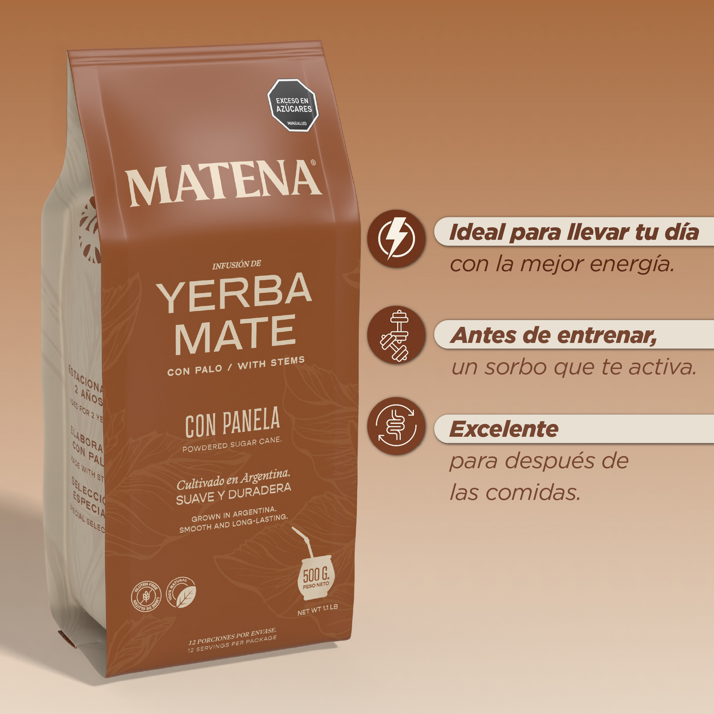 Yerba Mate con Panela x 500gr - MATENA