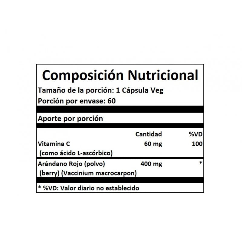 Natural Cranberry con Vitamin C - SOLGAR