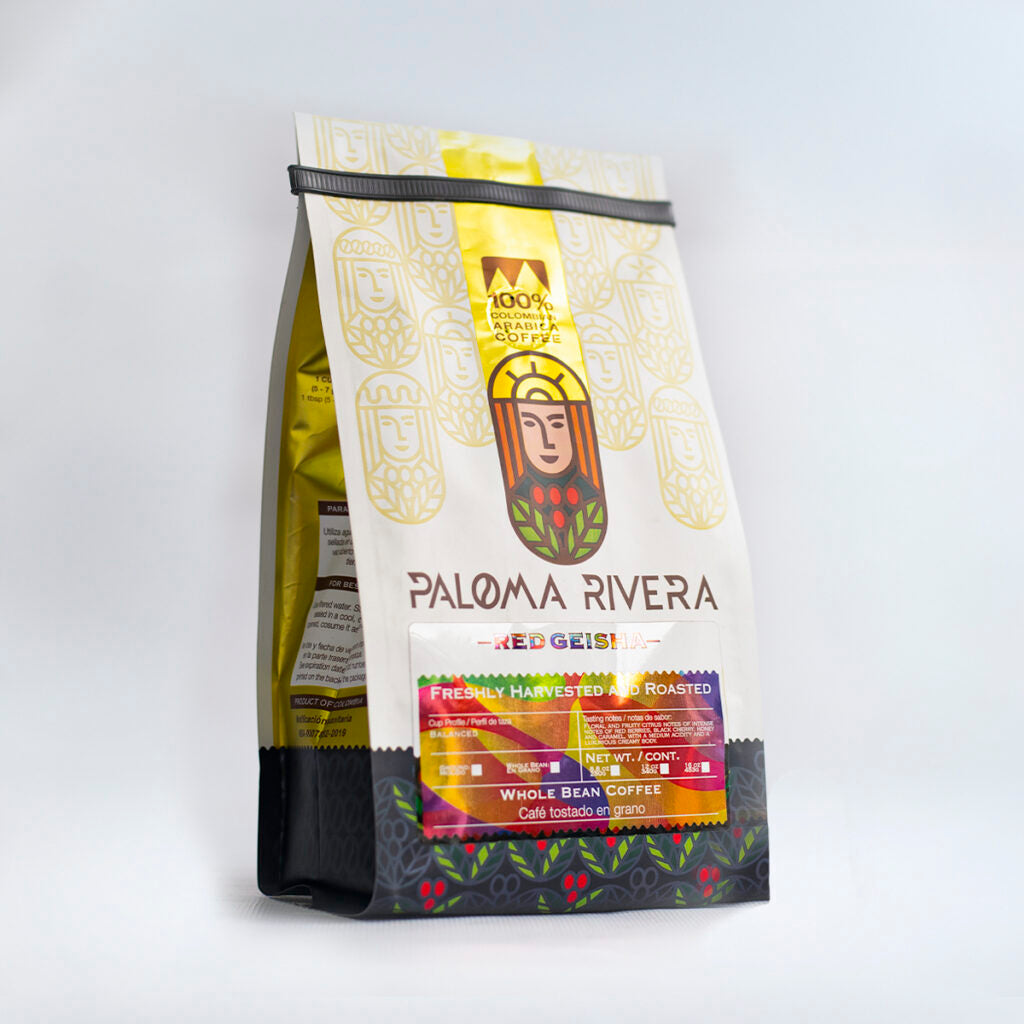CAFÉ RED GEISHA · 100% Arábica - Paloma Rivera